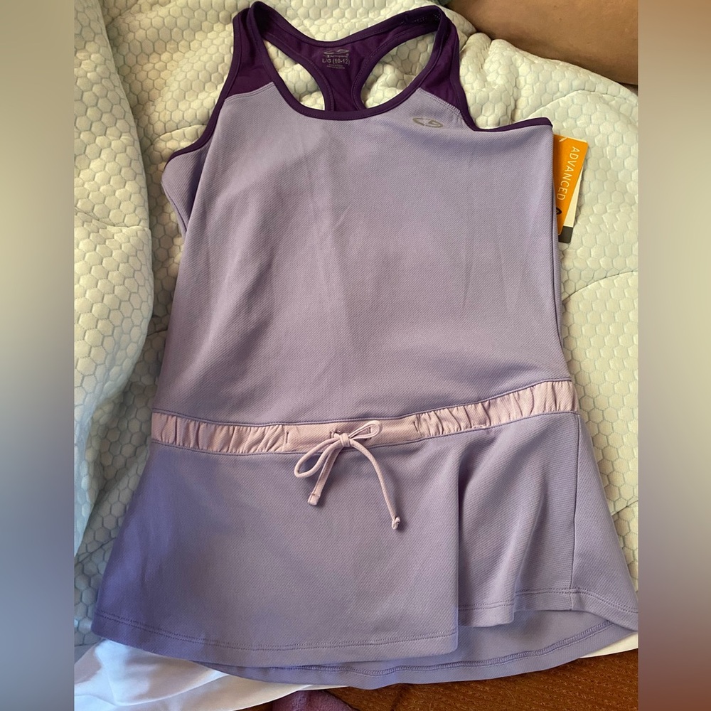 Champion purple tennis dress size (10-12) new with tags